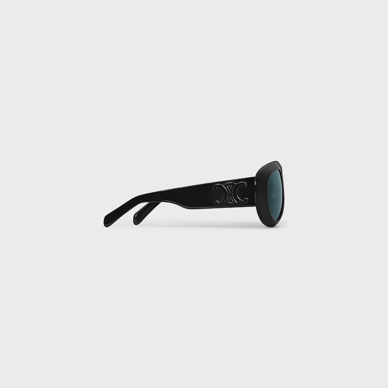 Triomphe Stamp 01 sunglasses in Acetate - BLACK -  - 1 | CELINE