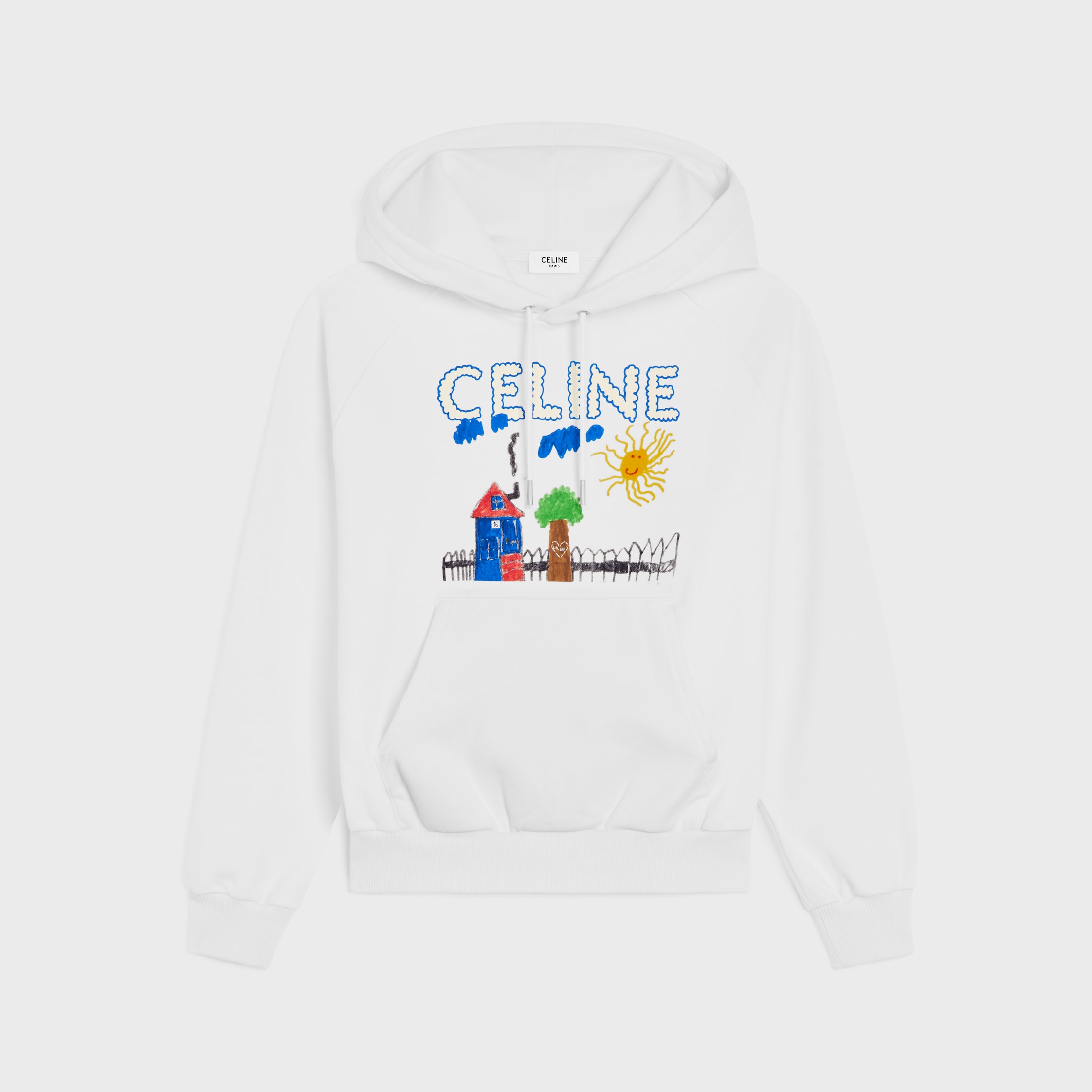 【関税&送料込】Celine Cotton Sweatshirt With Multicolor Pri RY0KT510Z-01MU_1_FALL25_W.tif