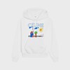 70's hoodie IN cotton fleece - OFF WHITE / MULTICOLOR | CELINE