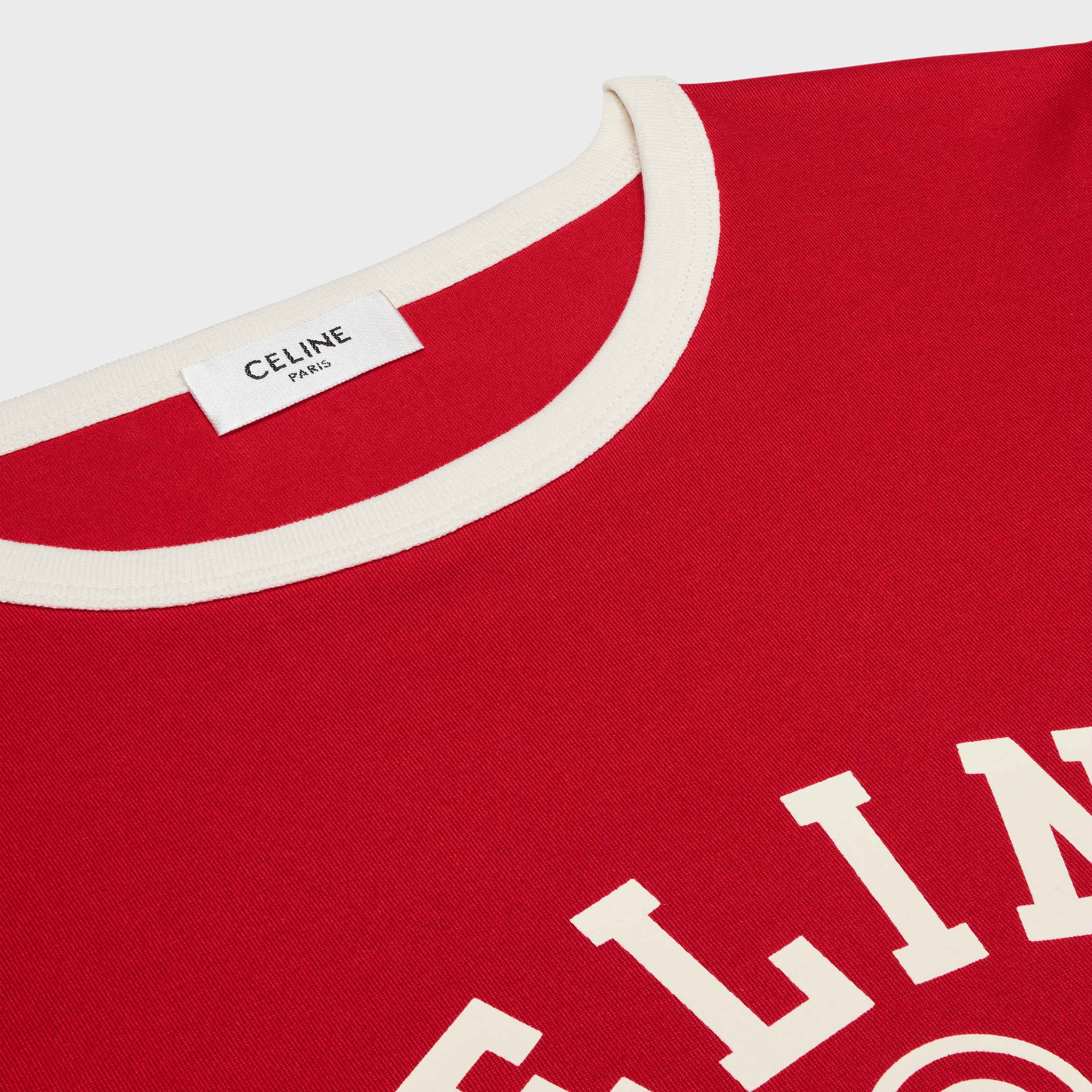CELINE ANCHOR 70'S T-SHIRT IN COTTON JERSEY - | CELINE