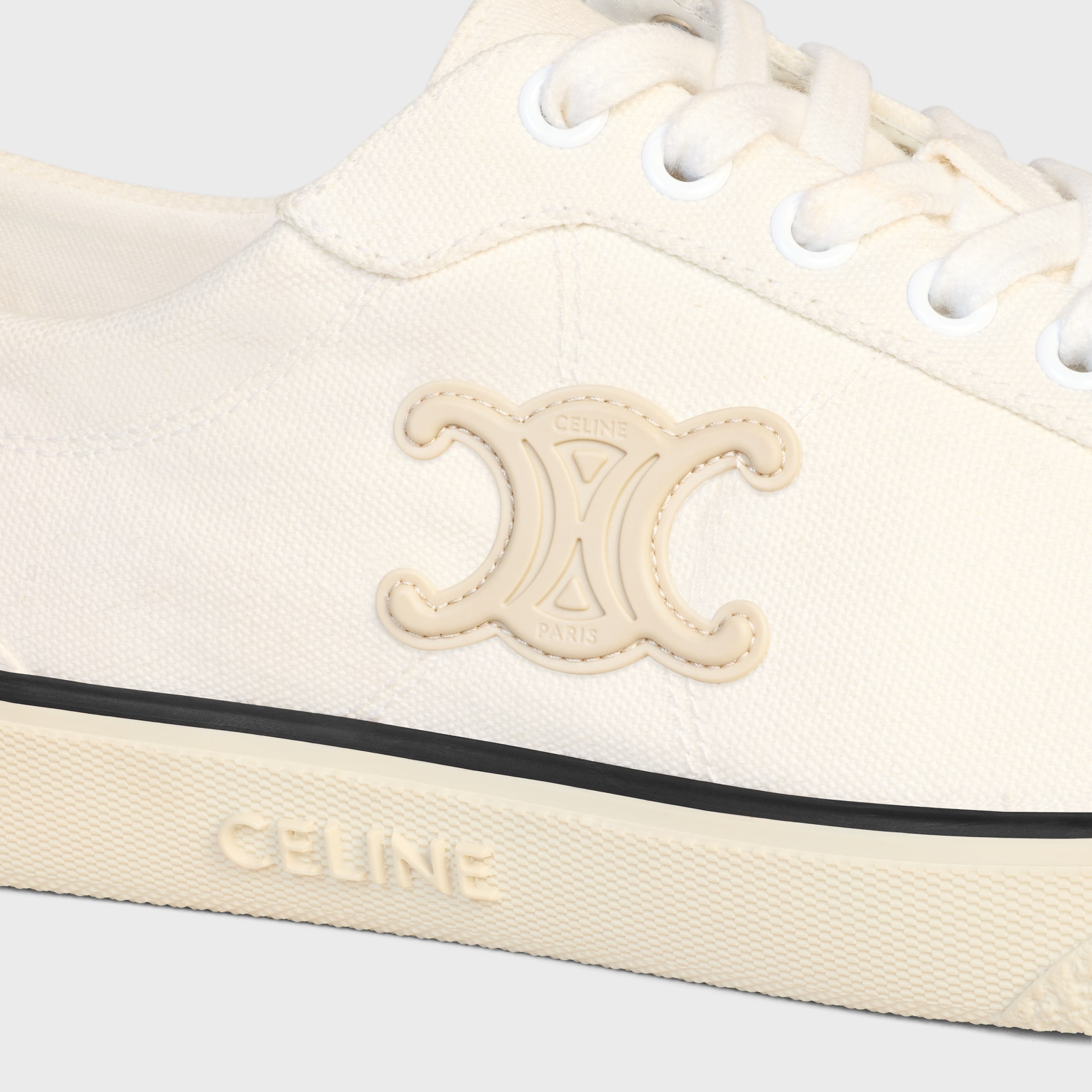 CELINE セリーヌ スニーカー アラン トリオンフ キャンバス 白 363675148C-01OP_5_SUM25_W.tif