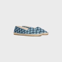CLASSIC ESPADRILLES IN TRIOMPHE JACQUARD - Blue -  - 2 | CELINE