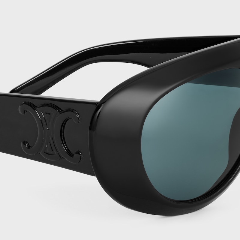 Triomphe Stamp 01 sunglasses in Acetate - BLACK -  - 1 | CELINE