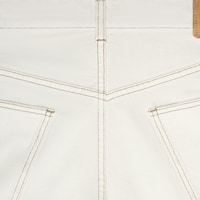 VAQUEROS MAX EN SARGA DE ALGODÓN GRUESA - BLANCO ROTO -  - 2 | CELINE