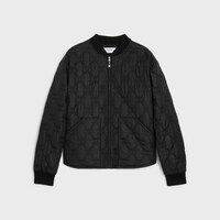 triomphe jacket in lightweight nylon - BLACK -  - 1 | CELINE