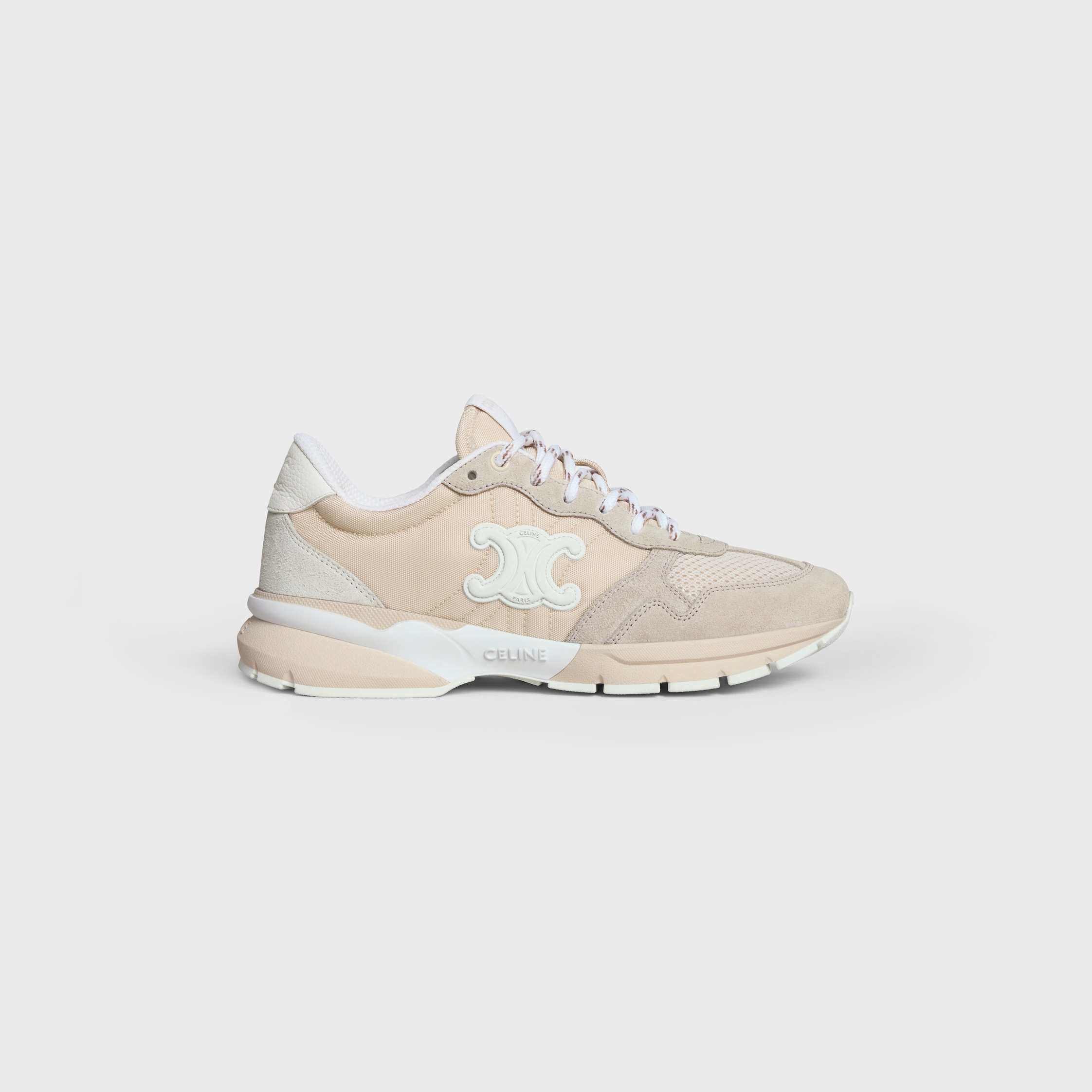 【CELINE】RUNNER CR-03 SNEAKERS Women's Celine Runner CR-03 low lace-up sneakers in mesh