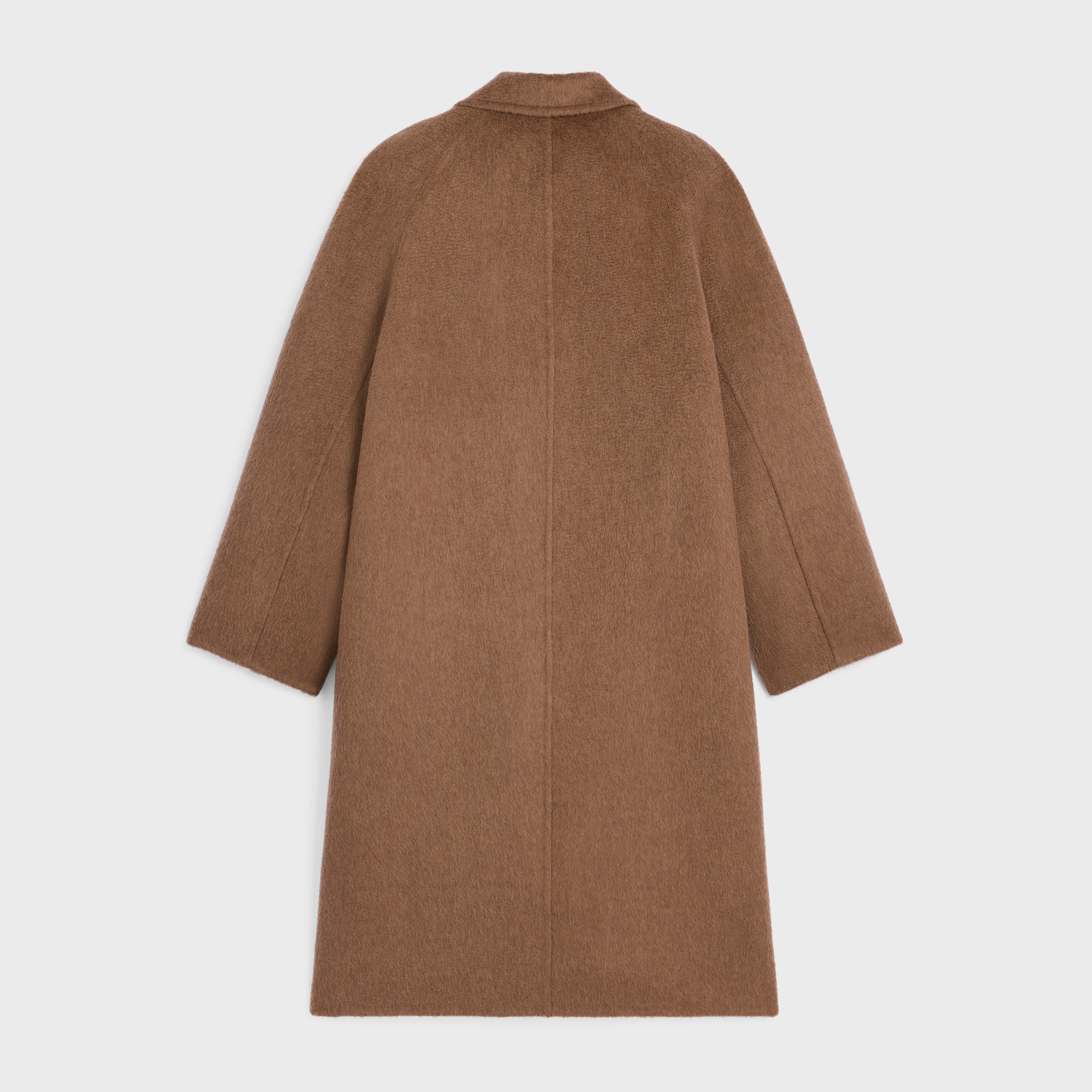 coat IN double-face cashmere and camel - NOISETTE | CELINE