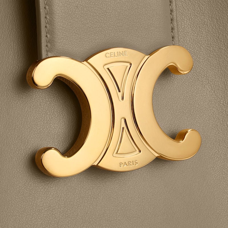 MEDIUM BUCKET LOUISE IN SMOOTH CALFSKIN - MODERN TAUPE - BUCKET BAGS - 1 | CELINE