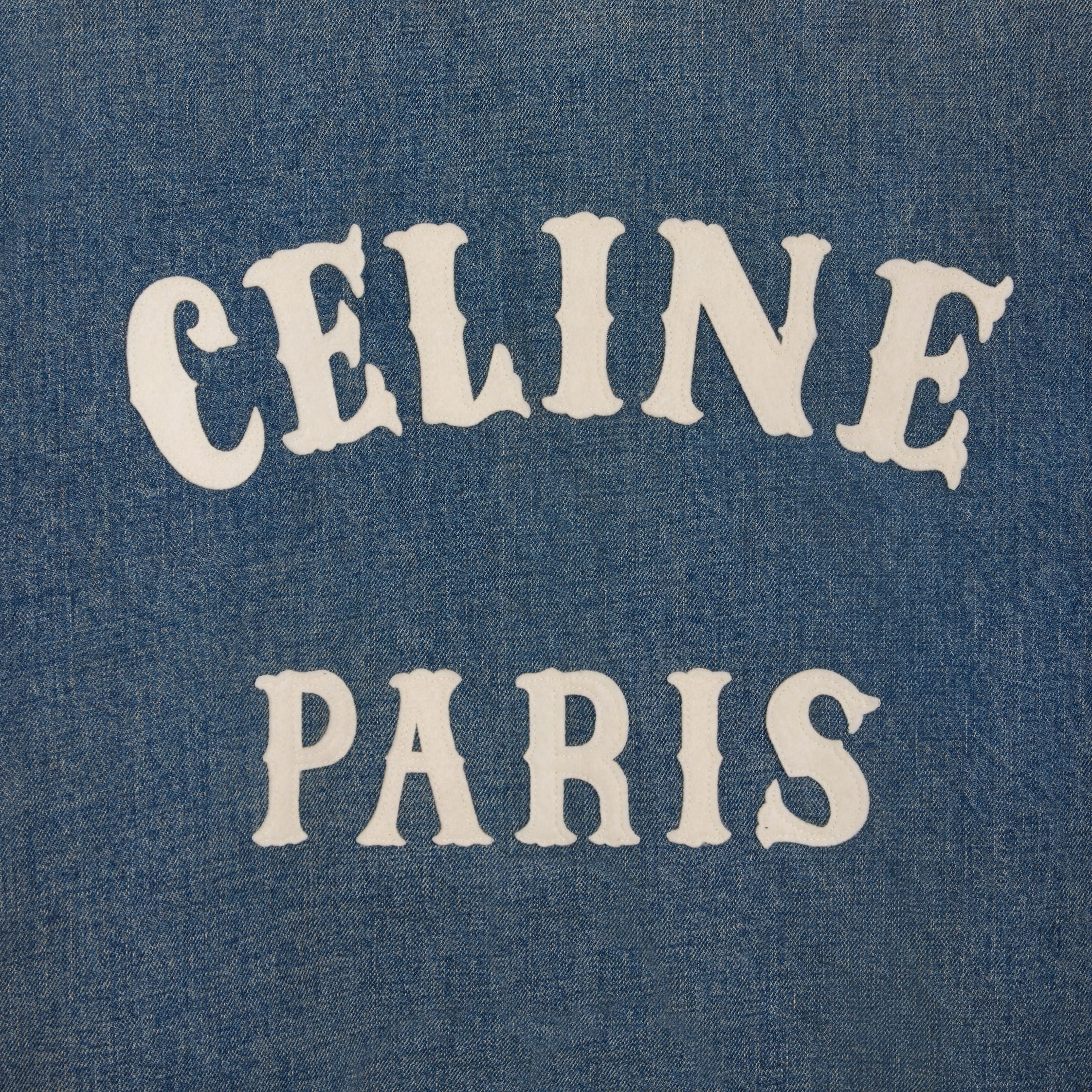 【関税込み】トリオンフ ルーズ テディトレイルウォッシュデニム 新作☆【CELINE】トリオンフ ルーズ テディ