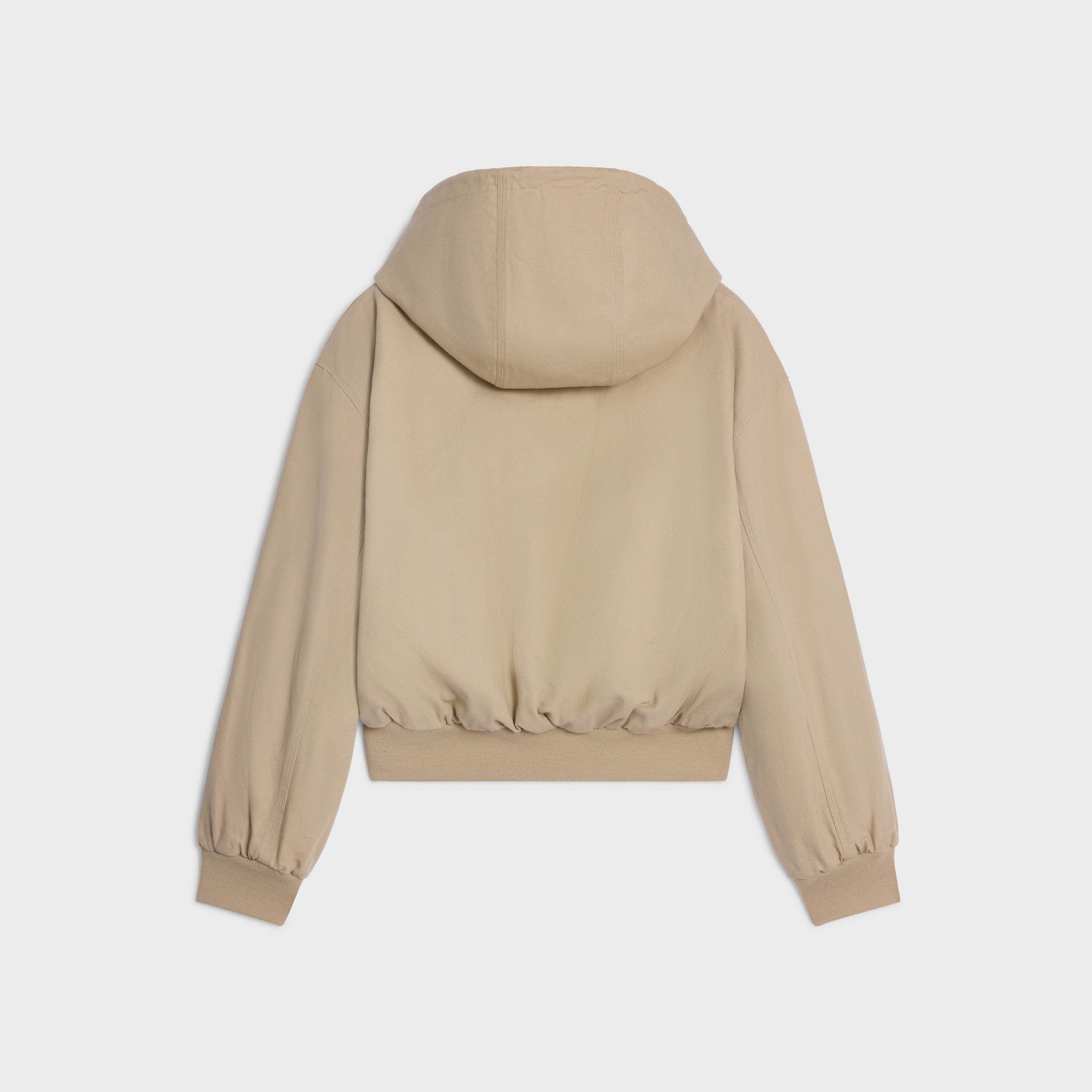 triomphe blouson jacket IN OXFORD COTTON - LIGHT BEIGE | CELINE