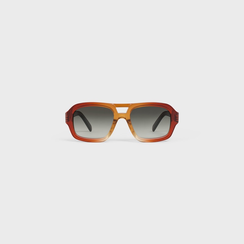 Black Frame 62 sunglasses in Acetate - GRADIENT ORANGE -  - 1 | CELINE