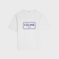 T恤 - 螢光白/紅色/丹寧藍 -  - 1 | CELINE