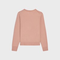 傳統羊絨圓領毛衣 - 粉紅色 -  - 2 | CELINE