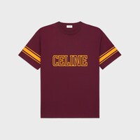 루즈 트리옹프 티셔츠 - 코튼 저지 - BORDEAUX CETE/ BOUTON D'OR -  - 1 | CELINE