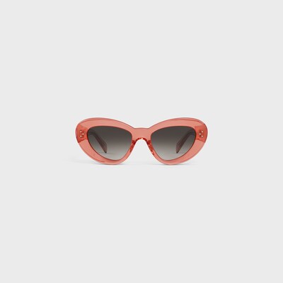 버터플라이 S320 선글라스 - 아세테이트 - 트랜스페어런트 코랄 -  - tileIndex | CELINE
