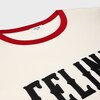 CELINE 루즈 티셔츠 - 코튼 저지 - WASHED WHITE/CARMIN/BLACK -  - 3 | CELINE