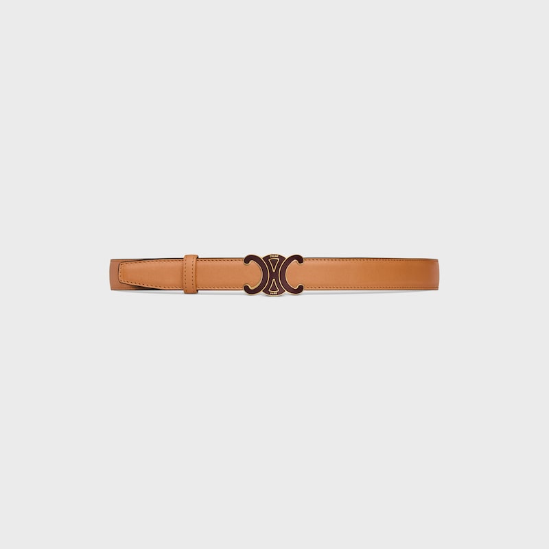Wendbarer Riemen 25 MM AUS Triomphe Canvas und nat&uuml;rlichem Kalbsleder -  -  - 1 | CELINE