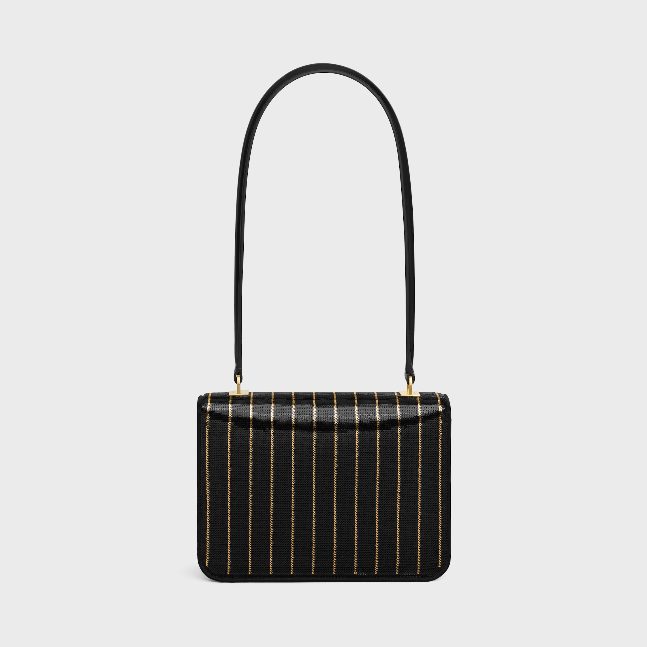 ショルダーバッグ・ポシェット CELINE Celine Teen Garance Shoulder Bag (118053FYE 38NO) Celine Teen Garance Bag In Patent Calfskin - Black 118053FYE