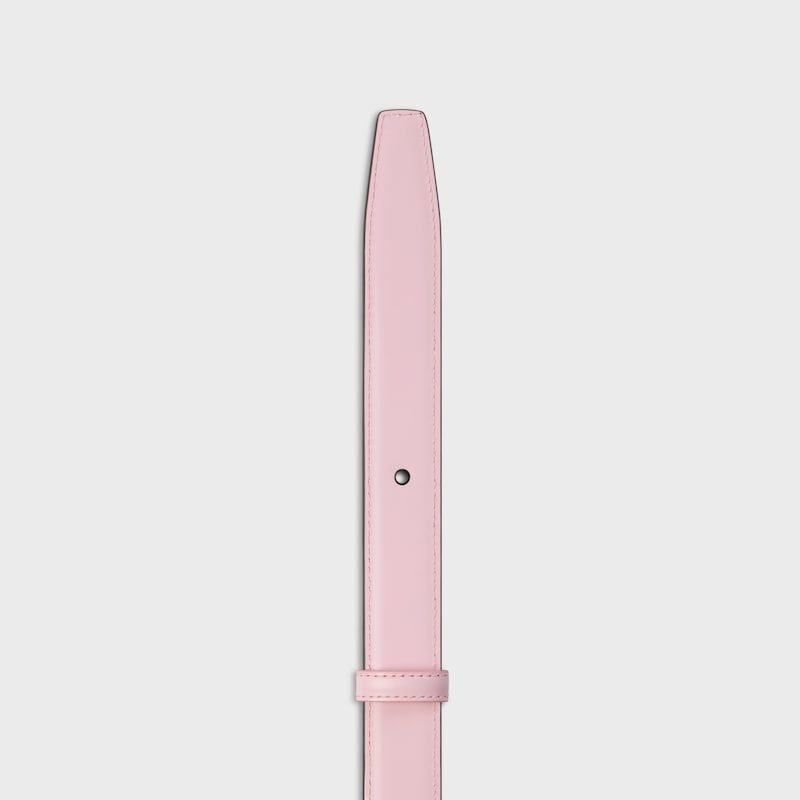 Reversible Strap 25MM IN TAURILLON - LIGHT KHAKI / DIRTY PINK -  - 1 | CELINE