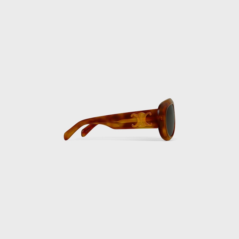 GAFAS DE SOL TRIOMPHE STAMP&nbsp;01 DE ACETATO - HABANO FLAMEADO -  - 1 | CELINE