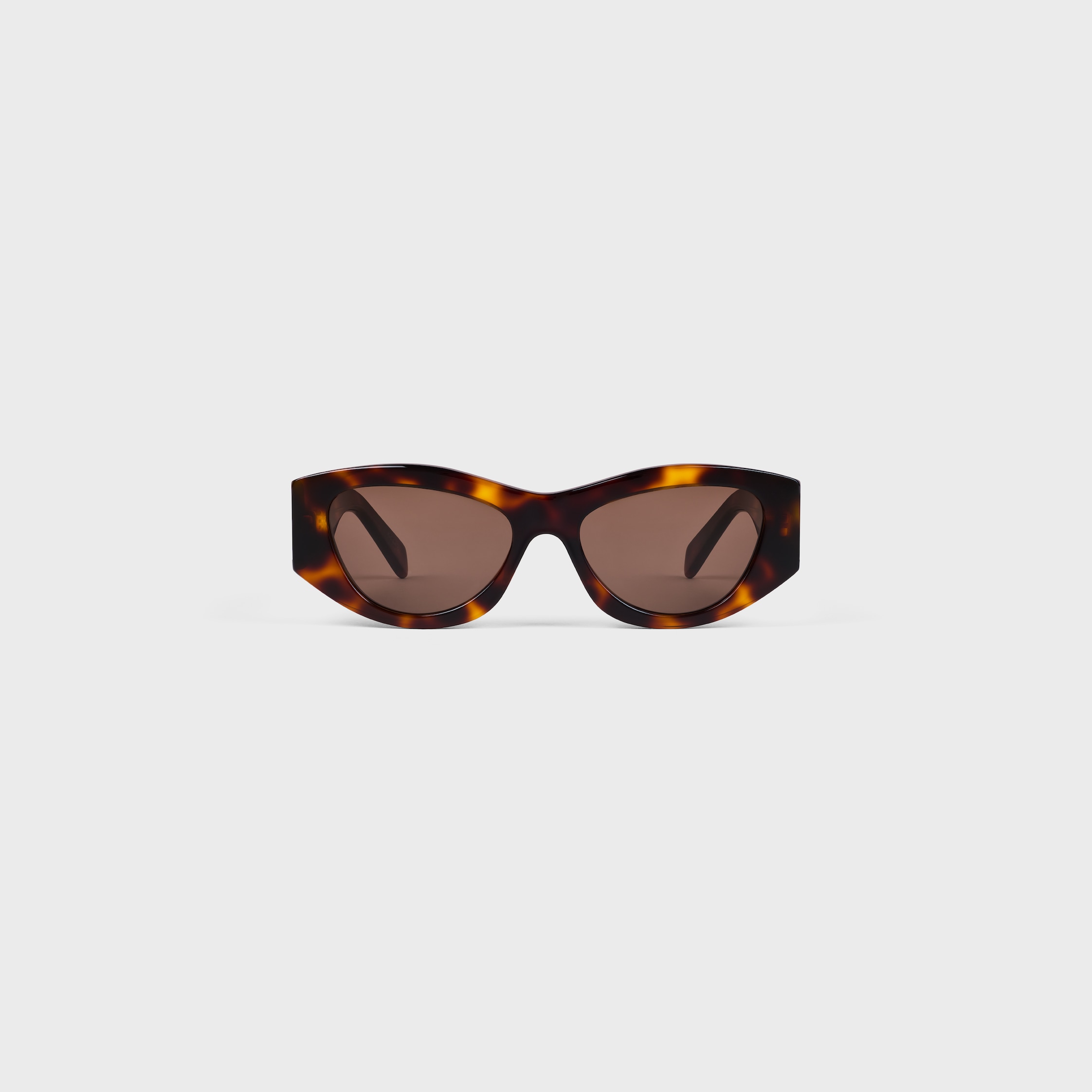サングラス Celine Occhiali Da Sole Triomphe 15 Triomphe 15 Sunglasses in Acetate - BLACK | CELINE