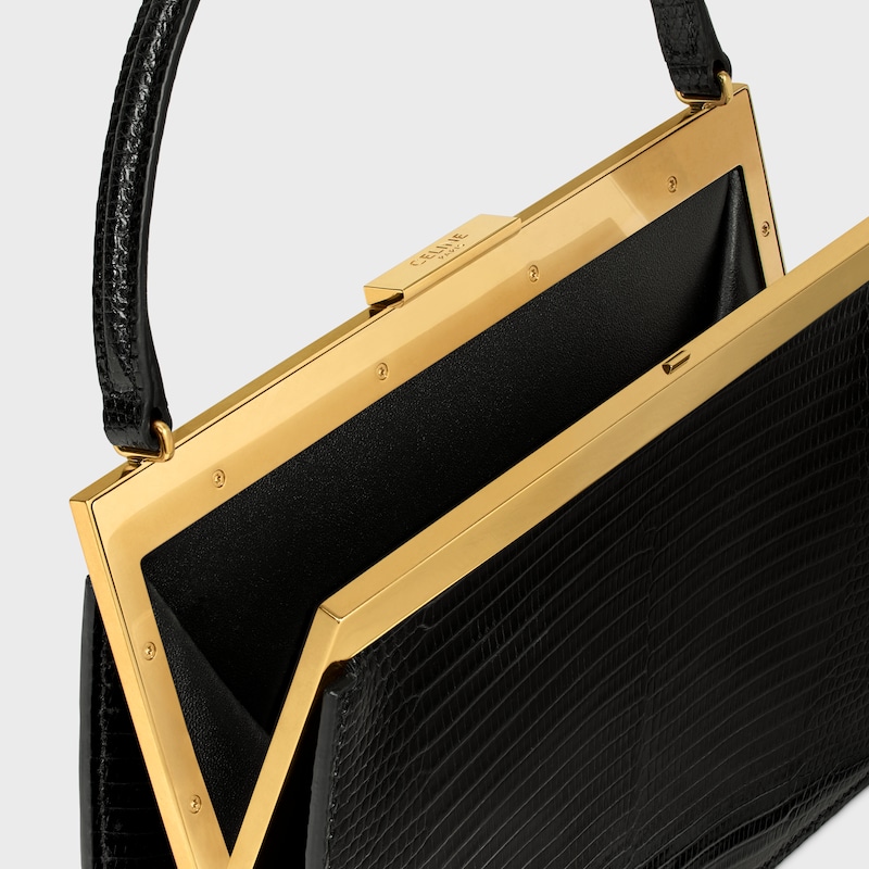 Celine Augustine蜥蝪皮革小號手袋 - 黑色 - 其他系列 - 1 | CELINE