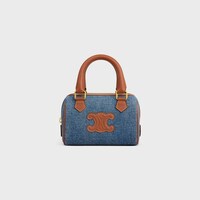 미니 보스턴 - 데님 & 카프스킨 - 블루 데님 - 라인별 보기 - 1 | CELINE