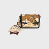 TEEN TRIOMPHE IN SILK AND NATURAL CALFSKIN - BEIGE/BROWN - TRIOMPHE - 1 | CELINE