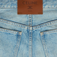 shorts 001 IN cotton denim - TRUE BLUE WASH -  - 2 | CELINE