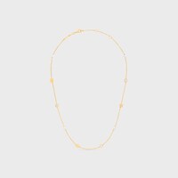 レ・ペルル CELINE ネックレス / ストラス、レジンパール、ゴールドフィニッシュ ブラス - ゴールド / アイボリー -  - 1 | CELINE