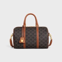 Large Boston IN Triomphe Canvas and calfskin - TAN - OTHER LINES - 1 | CELINE
