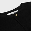 coat IN DOUBLE FACE CASHMERE - BLACK -  - 3 | CELINE