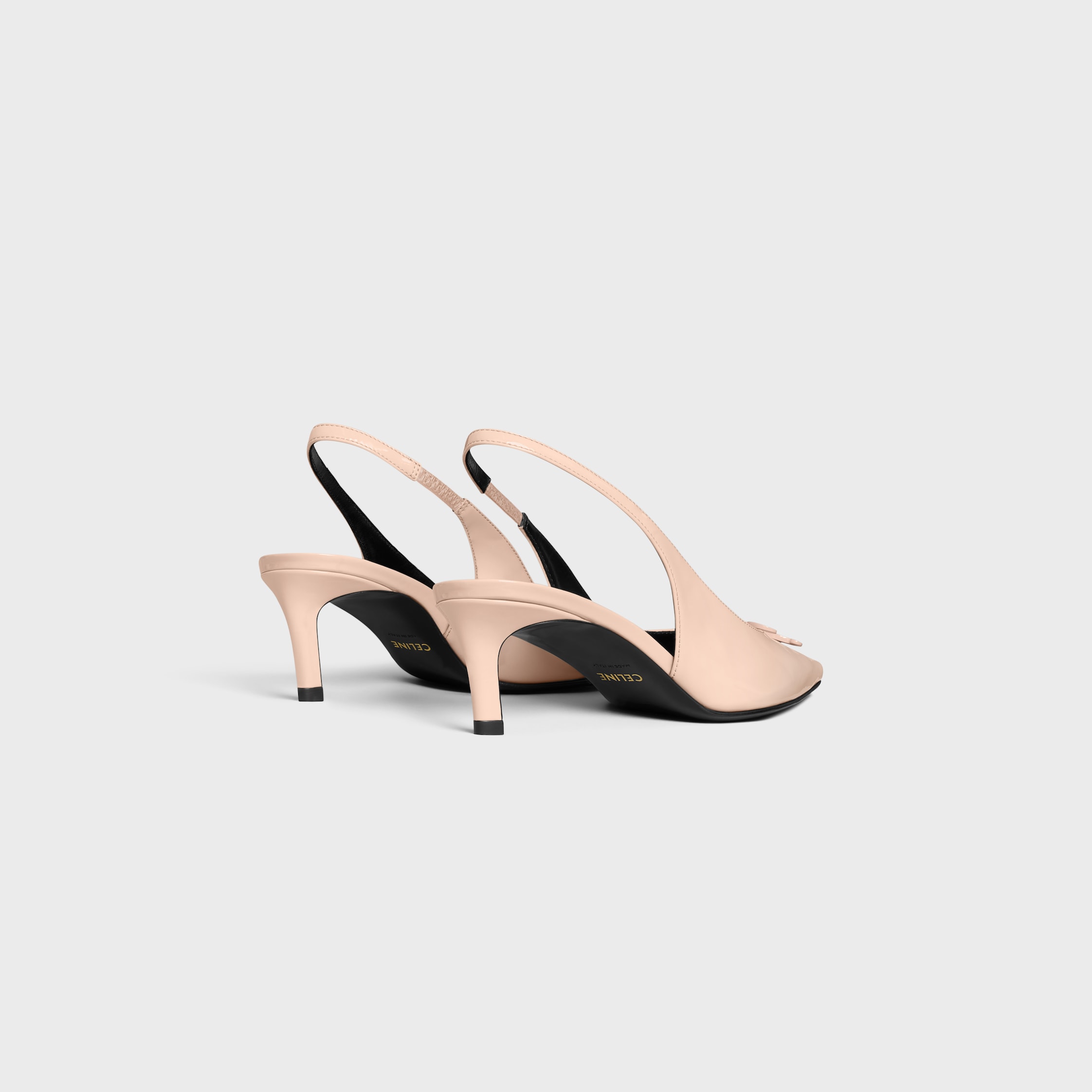 CELINE ALMA TRIOMPHE SLINGBACK IN PATENT CALFSKIN - | CELINE