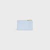 ZIPPED CARD HOLDER TRIOMPHE CHARMS IN GRAINED CALFSKIN - GLACIER - ESSENTIALS - 3 | CELINE