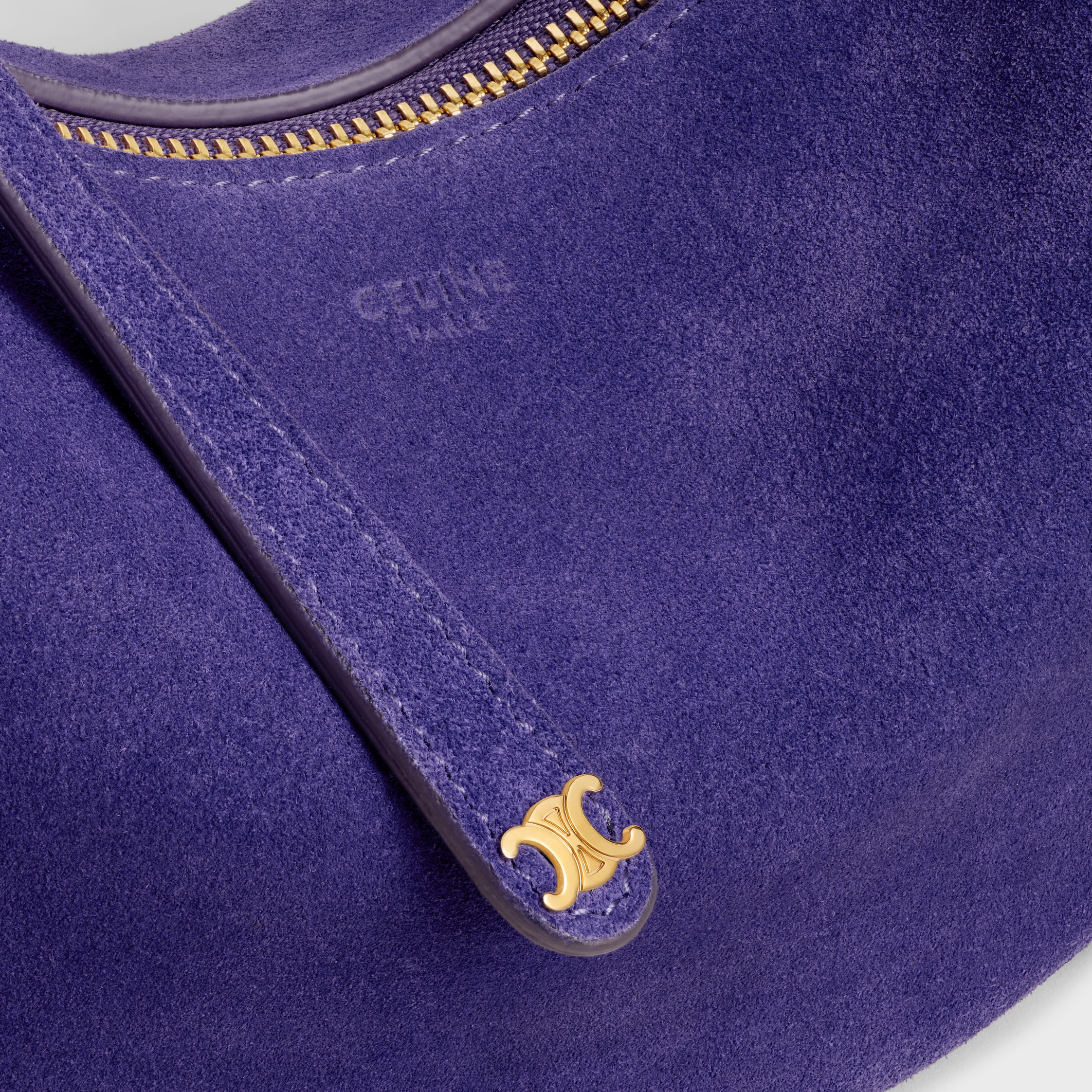 ティーン CELINE ルル / スエードカーフスキン - パープル | CELINE