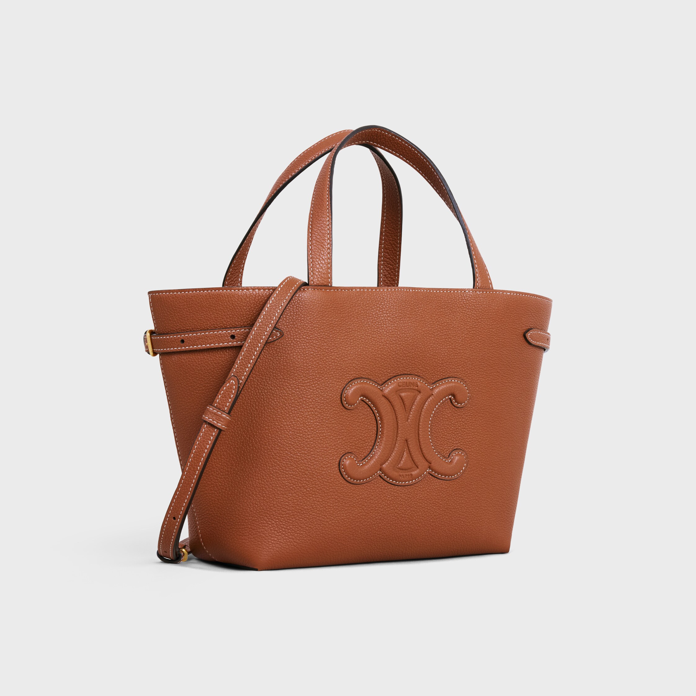 【CELINE】Small cabas Anais cuir Triomphe grained calfskin 116853ENY-38NO_2_SS24_P2_W.jpg