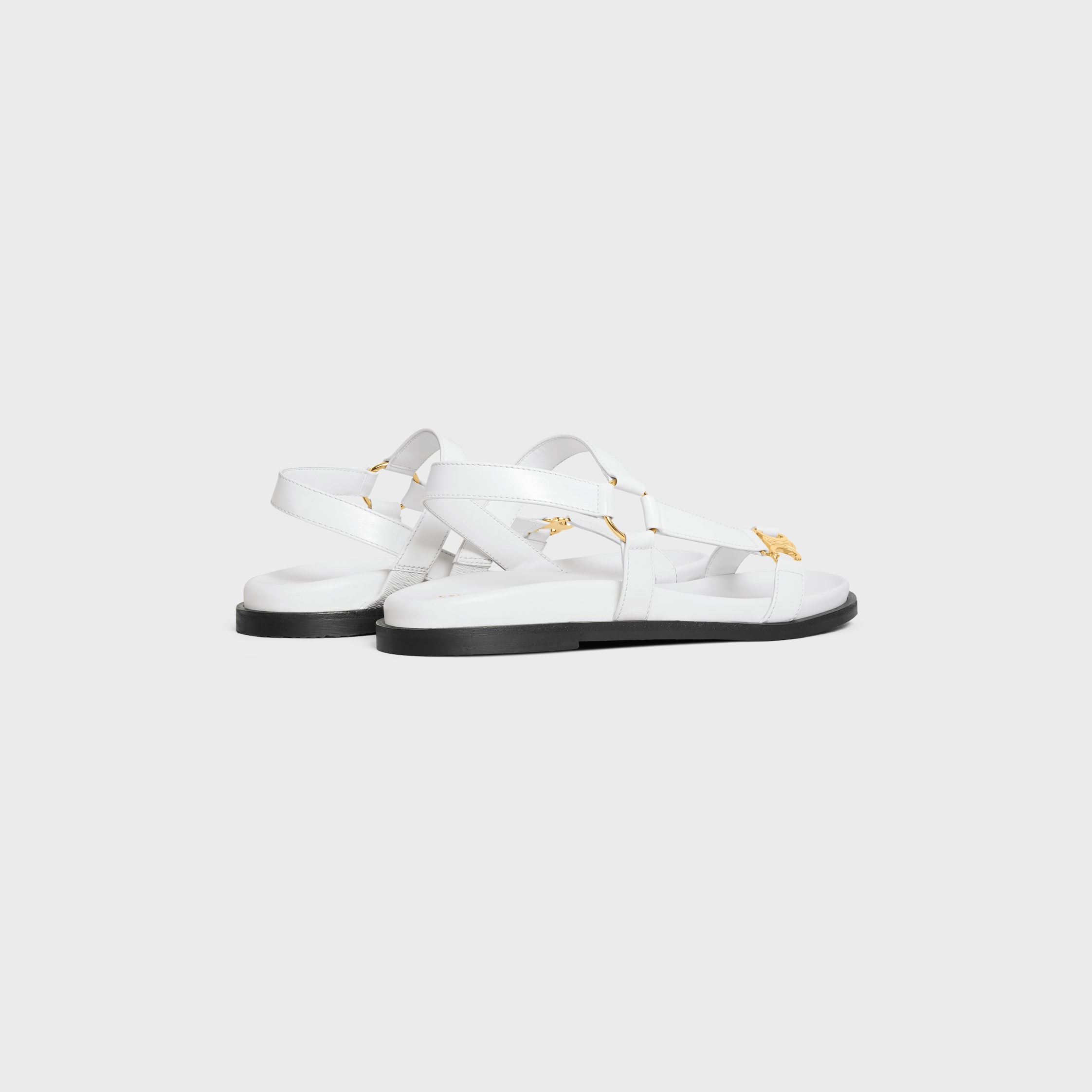 25AW☆直営店CELINE トリオンフ サンダル 352213958C.14ML CELINE TRIOMPHE SANDAL IN LAMBSKIN - MULTICOLOR | CELINE