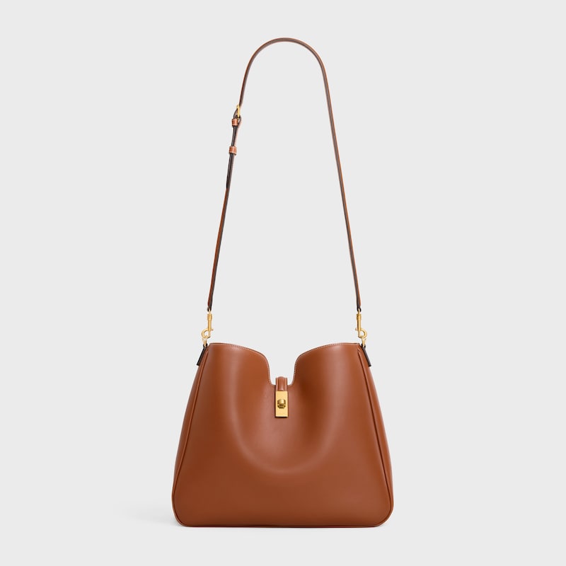 MEDIUM CAMILLE 16 SOFT BAG IN SMOOTH CALFSKIN - TAN - MORE LINES - 1 | CELINE