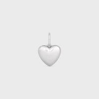 Celine Charms Heart Celine 1945 in Aluminium - SILVER - NEW - 2 | CELINE