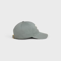 triomphe baseball cap in washed cotton - BLEU GRISE -  - 2 | CELINE