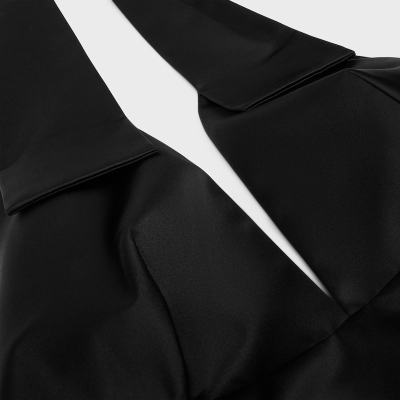 top IN COTTON POPLIN - BLACK -  - 1 | CELINE