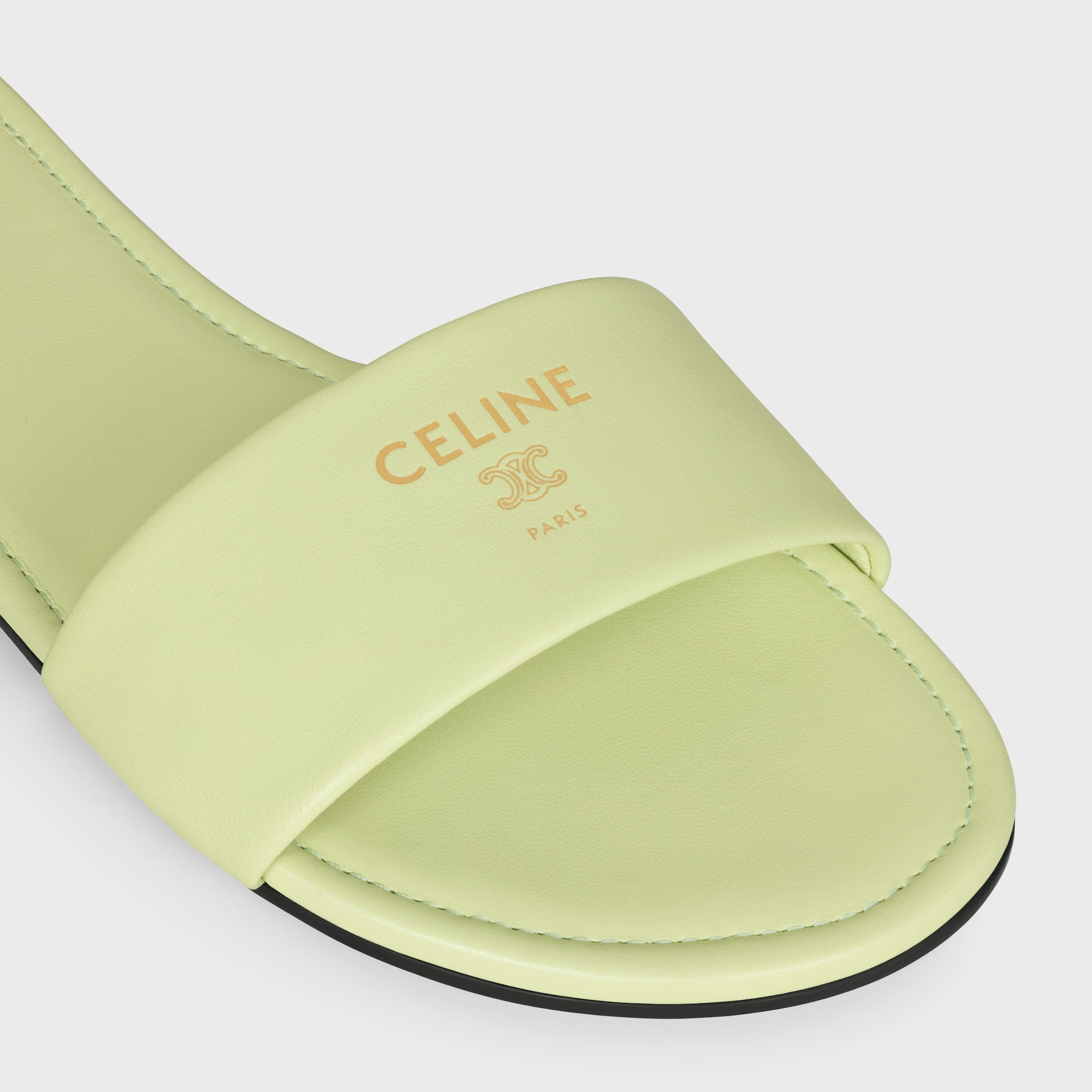COAST MULE IN LAMBSKIN - SOFT LIME | CELINE
