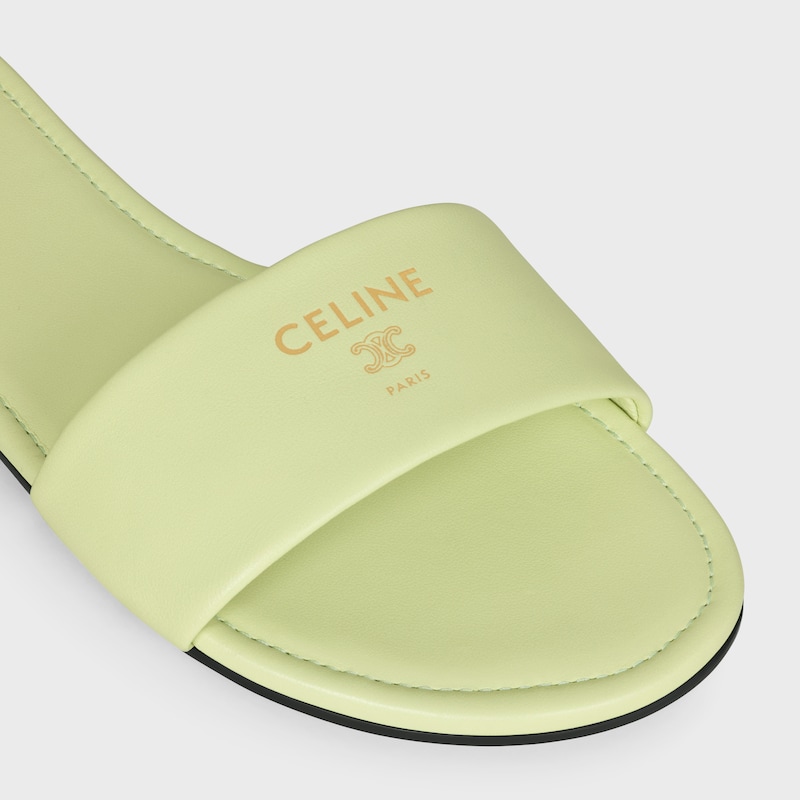 COAST MULE IN LAMBSKIN - SOFT LIME -  - 1 | CELINE