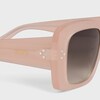 Square S321 sunglasses in Acetate - MILKY PEACH -  - 2 | CELINE