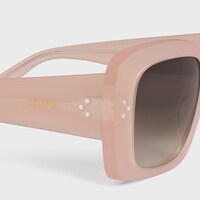 Square S321 sunglasses in Acetate - MILKY PEACH -  - 2 | CELINE