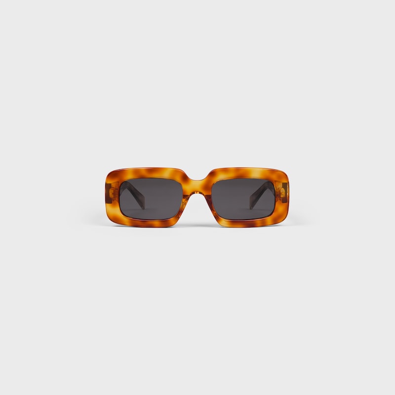 Lunettes de soleil Triomphe Skate 02 en Ac&eacute;tate - Blonde Spotted Havana -  - 1 | CELINE
