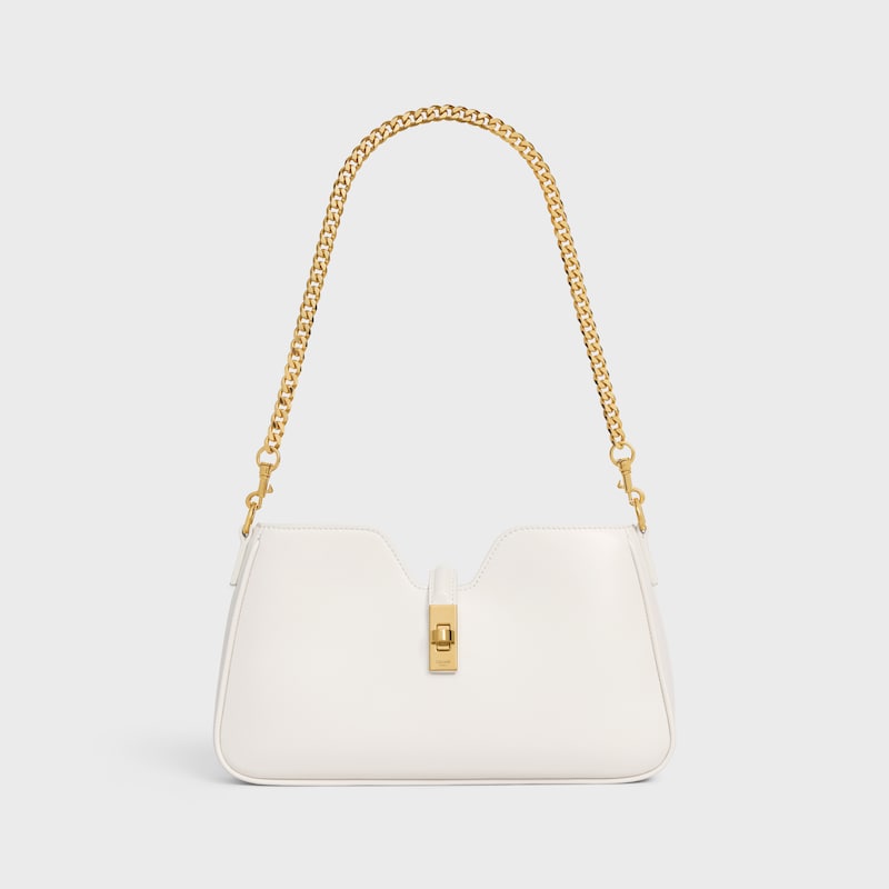 SHOULDER CAMILLE 16 SOFT IN SMOOTH CALFSKIN - RICE - MORE LINES - 1 | CELINE