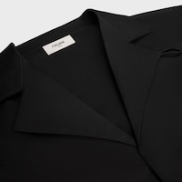 SCOUT SHIRT IN LIGHT COTTON GABARDINE - BLACK -  - 2 | CELINE