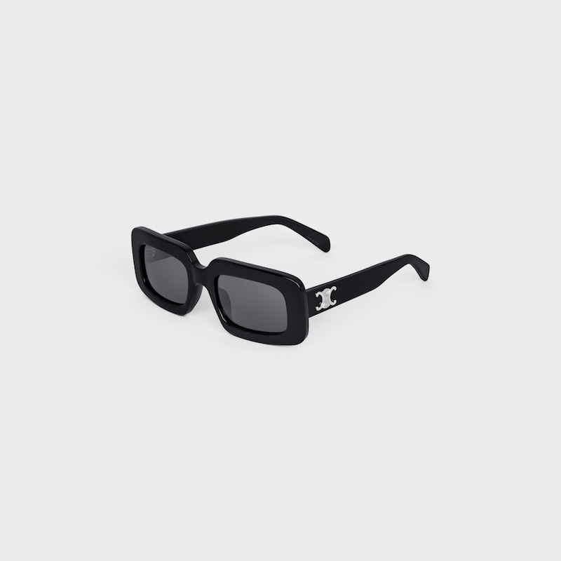 Triomphe Skate 02 sunglasses in Acetate - BLACK -  - 1 | CELINE
