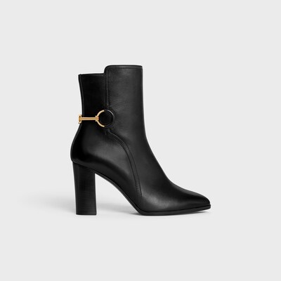 CELINE 트리옹프 스퍼 클로드 미드 부츠 - 카프스킨 - 블랙 -  - tileIndex | CELINE
